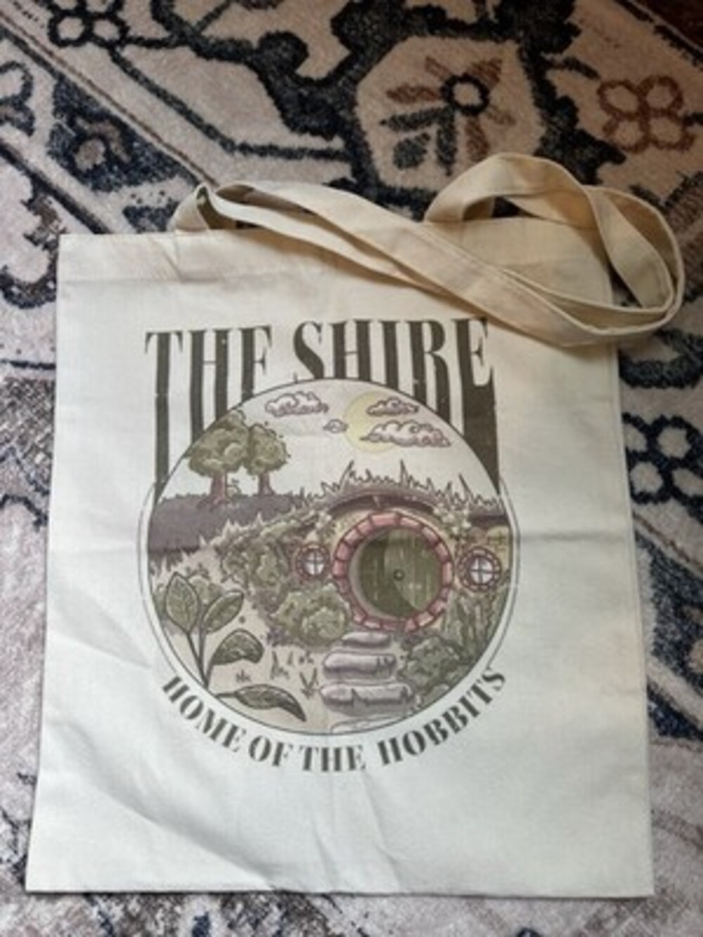 Women’s Beige Tote Bag Shoulder Strap Lord of the rings